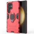 Защитный чехол Deexe Hybrid Case для Samsung Galaxy S24 Ultra - Red (343307R)