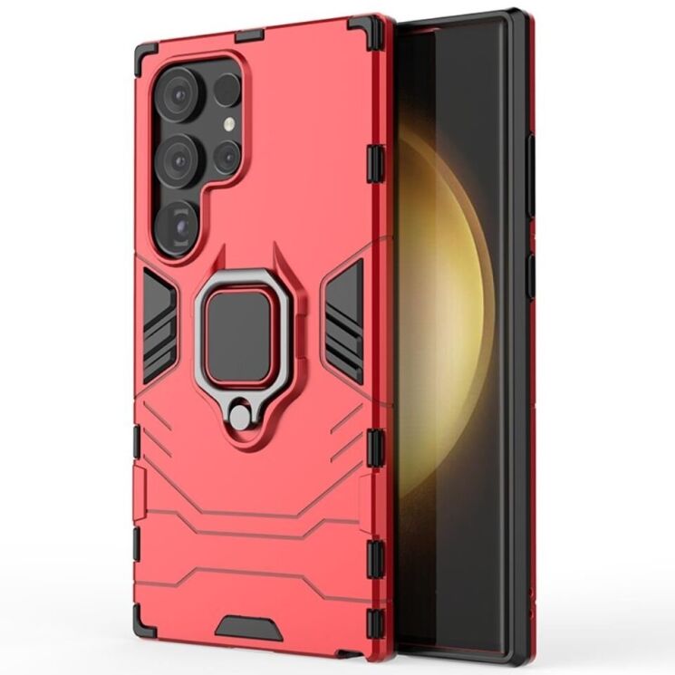 Защитный чехол Deexe Hybrid Case для Samsung Galaxy S24 Ultra - Red: фото 1 из 5