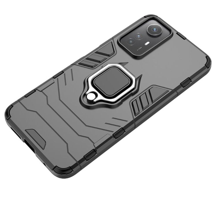 Защитный чехол Deexe Hybrid Case для Xiaomi Redmi Note 12S - Black: фото 3 из 7
