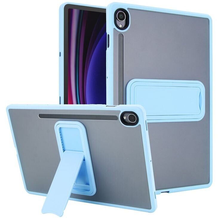Захисний чохол Deexe Kick Shell для Samsung Galaxy Tab S9 (X710/716) / S9 FE (X510/516) - Baby Blue: фото 1 з 10