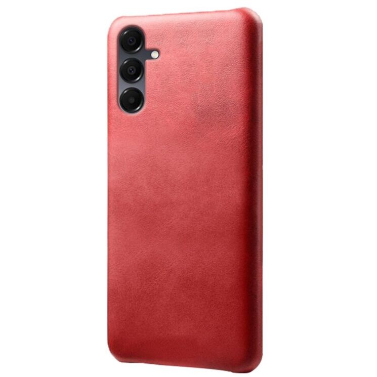 Защитный чехол Deexe Leather Back Cover для Samsung Galaxy A16 (A165) - Red: фото 1 из 4