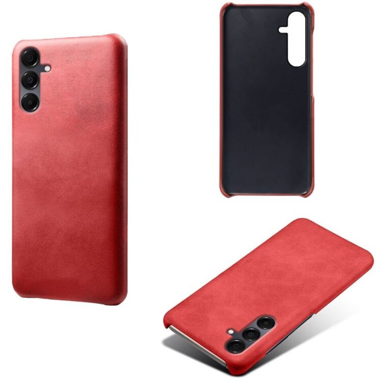 Защитный чехол Deexe Leather Back Cover для Samsung Galaxy A16 (A165) - Red: фото 2 из 4