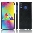 Захисний чохол Deexe Leather Back Cover для Samsung Galaxy M20 (M205) - Black (245213B)
