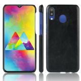 Захисний чохол Deexe Leather Back Cover для Samsung Galaxy M20 (M205) - Black (245213B)