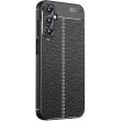 Защитный чехол Deexe Leather Cover для Samsung Galaxy A25 (A256) - Black (344930B)