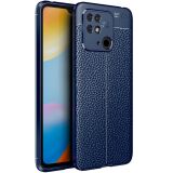 Захисний чохол Deexe Leather Cover для Xiaomi Redmi 10C - Blue (298203L)