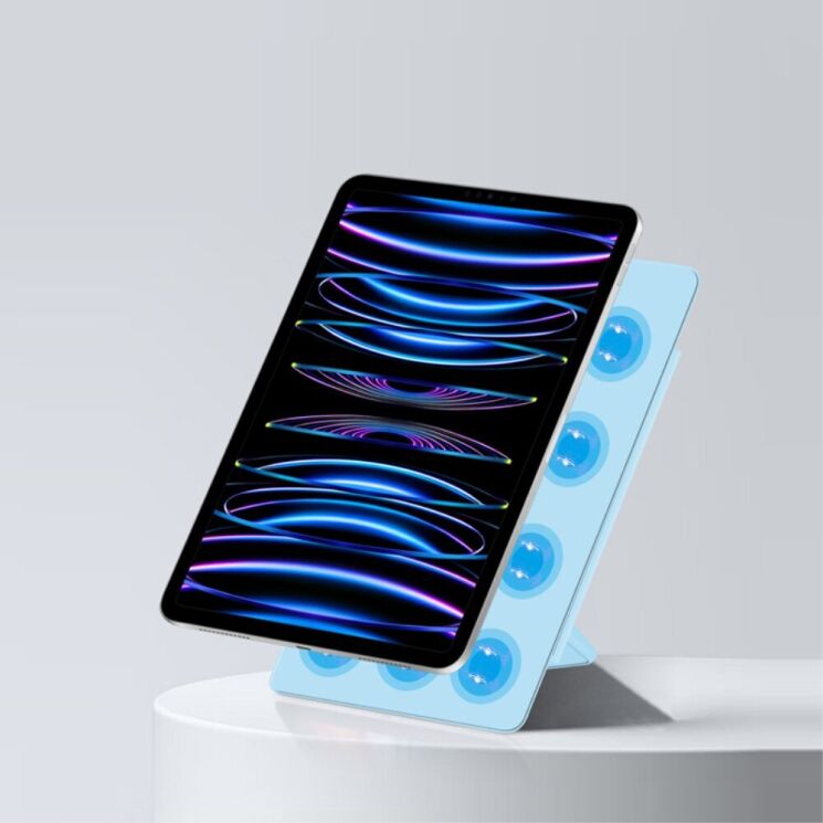 Защитный чехол Deexe Magnetic Case для Apple iPad Pro 13 (2024) - Baby Blue: фото 5 из 7
