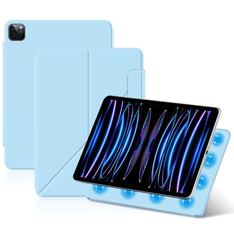 Защитный чехол Deexe Magnetic Case для Apple iPad Pro 13 (2024) - Baby Blue: фото 1 из 7