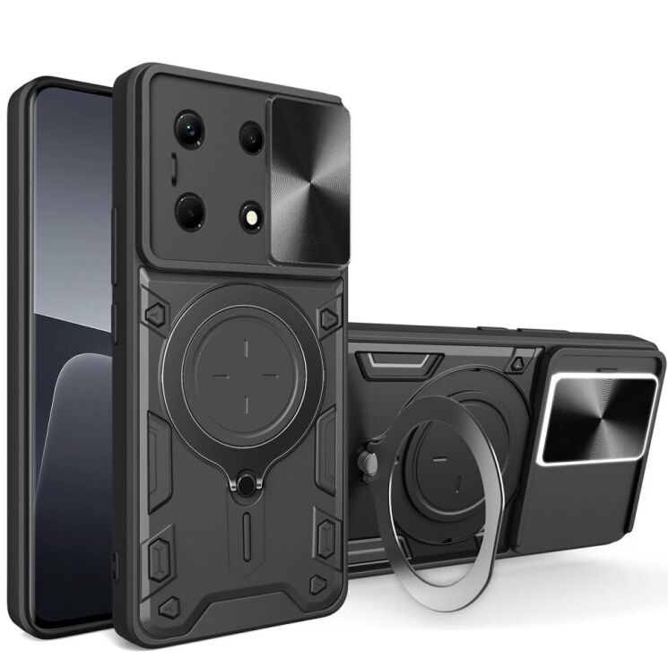 Защитный чехол Deexe Magnetic Space для Infinix Note 30 - Black: фото 1 из 10