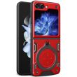 Защитный чехол Deexe Magnetic Space (FF) для Samsung Galaxy Flip 5 - Red (332411R)
