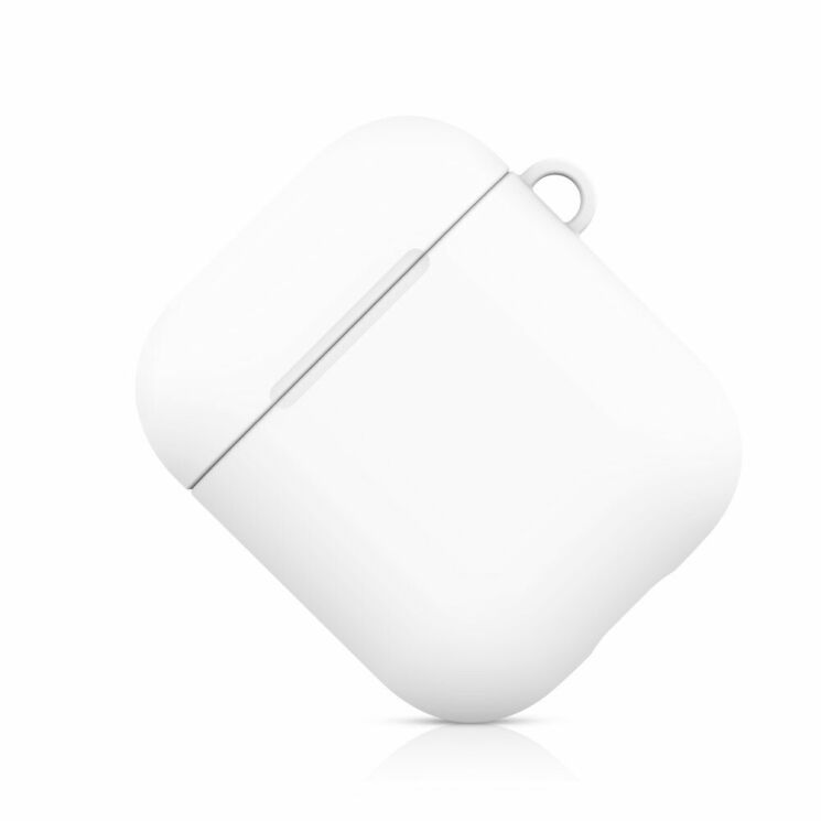 Защитный чехол Deexe Matte Case для Apple AirPods 1 / 2 - White: фото 4 из 6