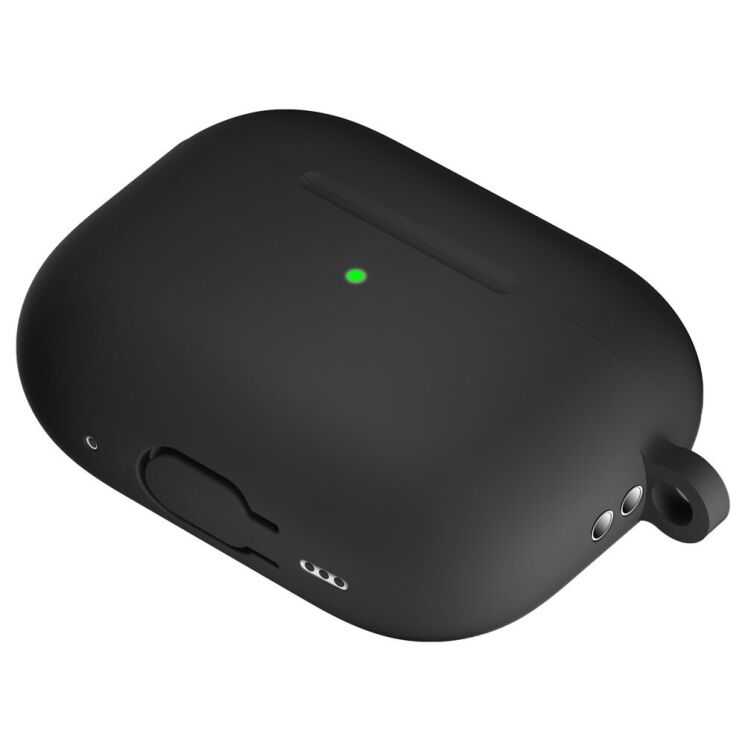 Защитный чехол Deexe Matte Case (FH) для Apple AirPods Pro 2 - Black: фото 4 из 5