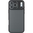 Захисний чохол Deexe Matte Skin для iPhone 18 Pro / 17 Pro - Transparent Black (423717TB)