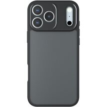 Захисний чохол Deexe Matte Skin для iPhone 18 Pro / 17 Pro - Transparent Black: фото 1 з 9