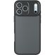 Захисний чохол Deexe Matte Skin для iPhone 18 Pro / 17 Pro - Transparent Black (423717TB). Фото 1 з 9