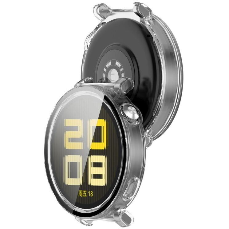 Защитный чехол Deexe Protective Frame для Huawei Watch GT 5 Pro (42mm) - Transparent: фото 6 из 7