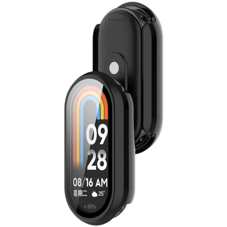 Защитный чехол Deexe Protective Frame для Xiaomi Mi Smart Band 9 - Black: фото 3 из 8