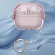 Захисний чохол Deexe Pure Stand для Samsung Galaxy Buds 3 / Buds 3 Pro - Transparent Pink (360921P). Фото 1 з 5