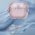 Защитный чехол Deexe Pure Stand для Samsung Galaxy Buds 3 / Buds 3 Pro - Transparent Pink: фото 1 из 5