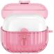 Захисний чохол Deexe Ridge Guard для Samsung Galaxy Buds 3 / Buds 3 Pro - Transparent Pink (360920P). Фото 1 з 3