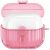 Захисний чохол Deexe Ridge Guard для Samsung Galaxy Buds 3 / Buds 3 Pro - Transparent Pink: фото 1 з 3