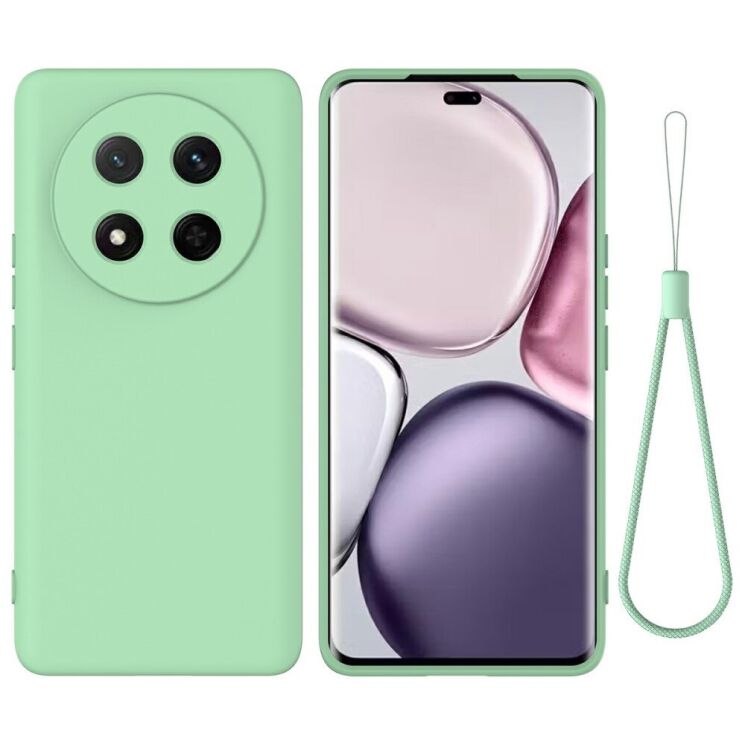 Защитный чехол Deexe Silicone Case для Honor Magic 7 Lite - Green: фото 1 из 8