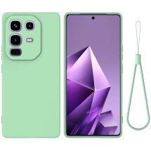 Защитный чехол Deexe Silicone Case для Infinix Note 50 Pro Plus - Green: фото 1 из 8