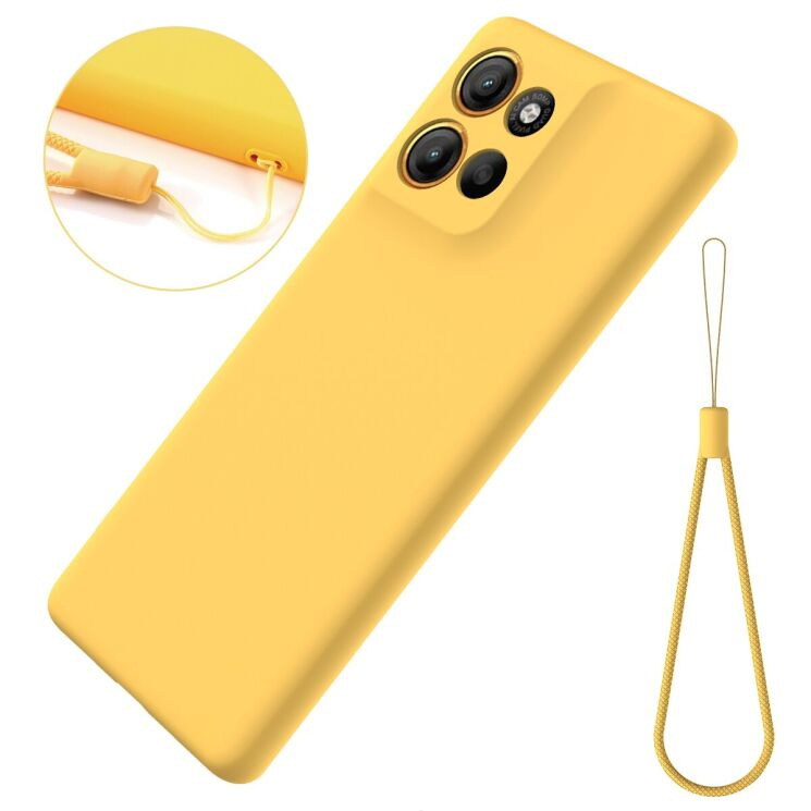 Защитный чехол Deexe Silicone Case для Motorola Moto G86 - Green: фото 8 из 9