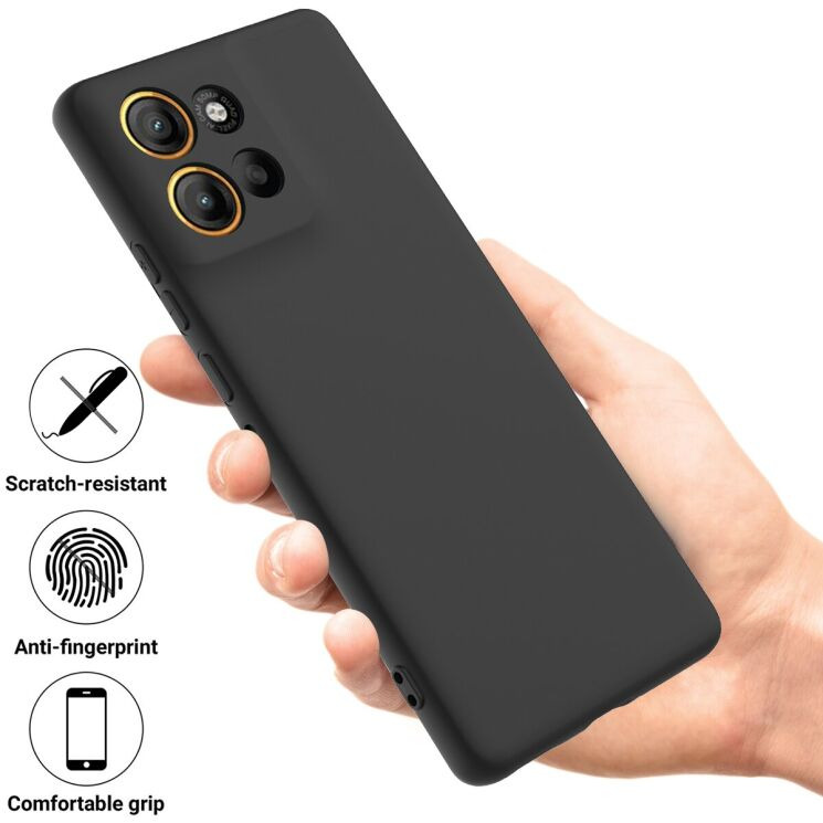 Защитный чехол Deexe Silicone Case для Motorola Moto G86 - Green: фото 3 из 9