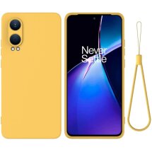 Защитный чехол Deexe Silicone Case для OnePlus Nord CE 4 Lite - Yellow: фото 1 из 8