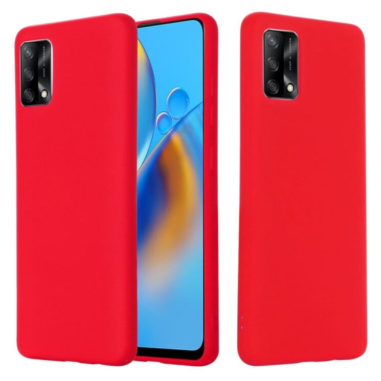 Защитный чехол Deexe Silicone Case для OPPO A74 - Red: фото 2 из 7