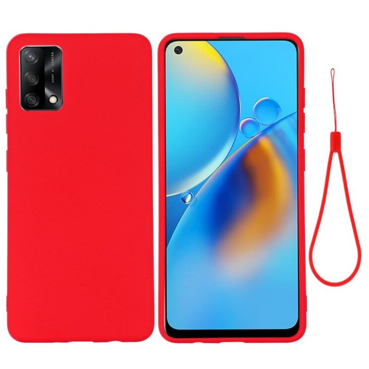 Защитный чехол Deexe Silicone Case для OPPO A74 - Red: фото 1 из 7