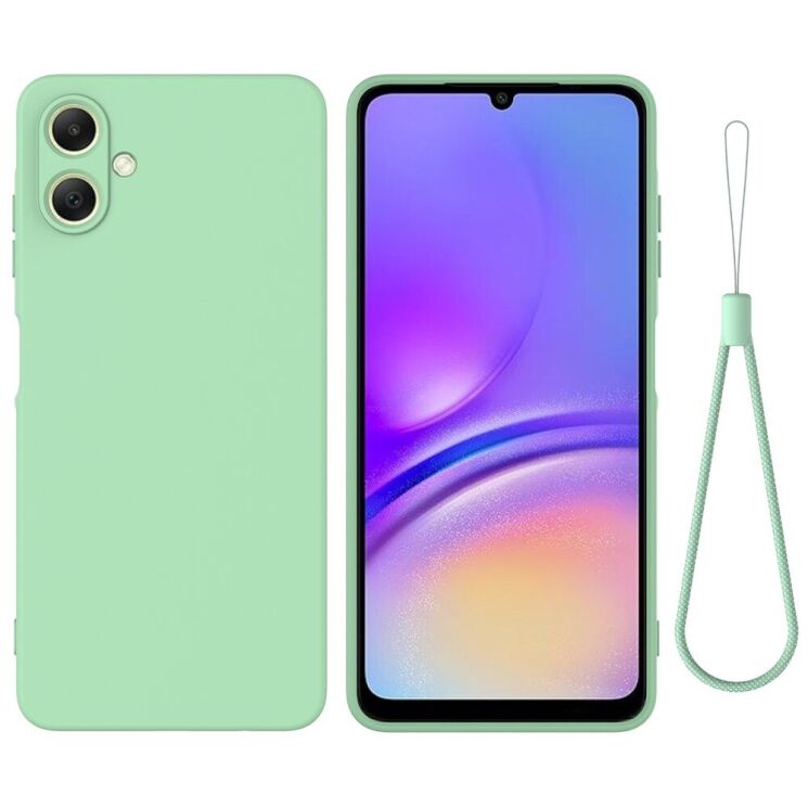 Защитный чехол Deexe Silicone Case для Samsung Galaxy A06 (A065) - Green: фото 1 из 8