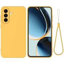 Защитный чехол Deexe Silicone Case для Samsung Galaxy A17 (A175) - Yellow: фото 1 из 9