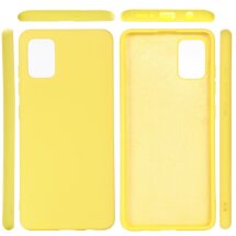 Защитный чехол Deexe Silicone Case для Samsung Galaxy A31 (A315) - Yellow: фото 1 из 5