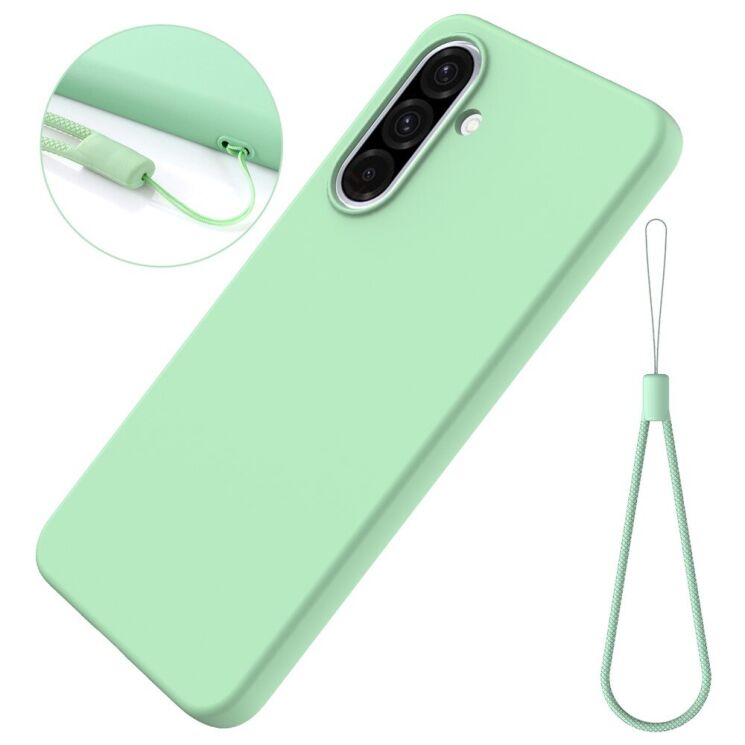 Силиконовый (TPU) чехол Deexe Silicone Case для Samsung Galaxy A56 (A566) - Green: фото 2 из 8