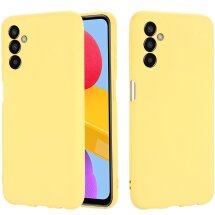 Защитный чехол Deexe Silicone Case для Samsung Galaxy M13 (M135) - Yellow: фото 1 из 7