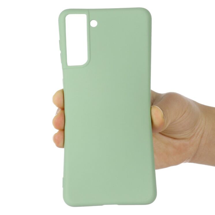 Защитный чехол Deexe Silicone Case для Samsung Galaxy S21 Plus - Green: фото 5 из 6