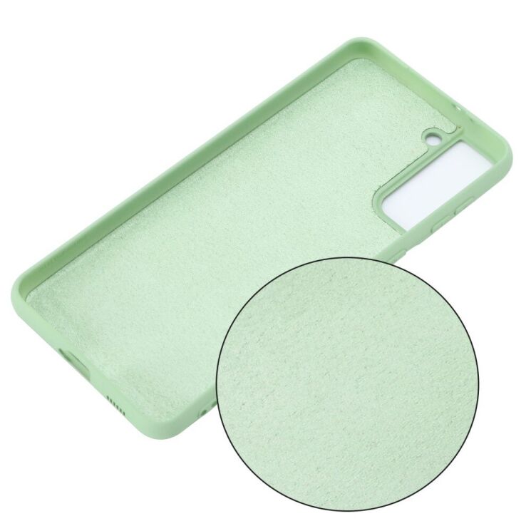 Защитный чехол Deexe Silicone Case для Samsung Galaxy S21 Plus - Green: фото 3 из 6