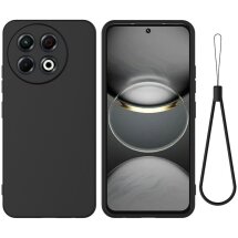 Защитный чехол Deexe Silicone Case для TECNO Spark 30 Pro - Black: фото 1 из 8