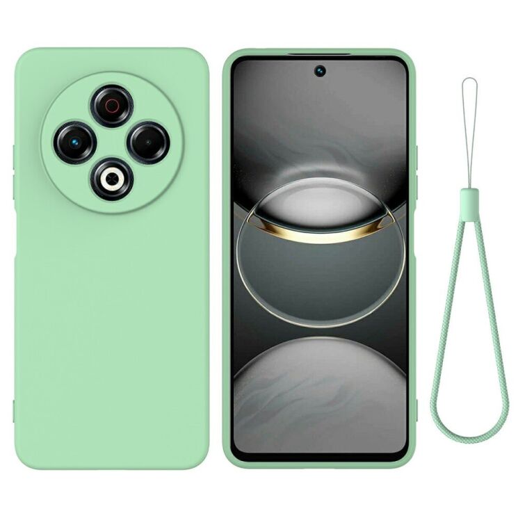 Защитный чехол Deexe Silicone Case для TECNO Spark 30 - Green: фото 1 из 8