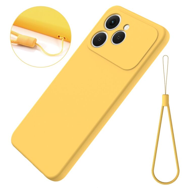 Силиконовый (TPU) чехол Deexe Silicone Case для TECNO Spark 40 - Black: фото 7 из 8