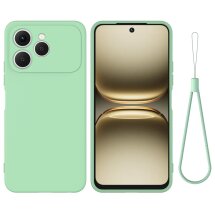 Силіконовий (TPU) чохол Deexe Silicone Case для TECNO Spark 40 - Green: фото 1 з 8