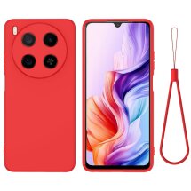 Силиконовый (TPU) чехол Deexe Silicone Case для ZTE Blade V70 Max - Red: фото 1 из 9