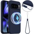 Захисний чохол Deexe Silicone Case with MagSafe для Google Pixel 10 Pro XL - Dark Blue (384707DB)