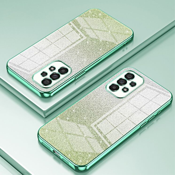 Захисний чохол Deexe Sparkles Cover для Samsung Galaxy A53 (A536) - Green: фото 2 з 7