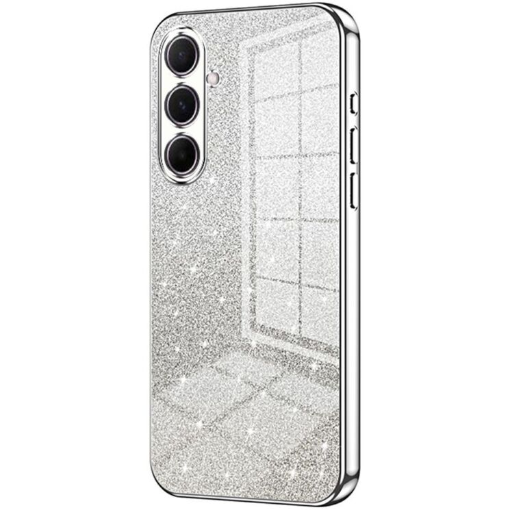 Захисний чохол Deexe Sparkles Cover для Samsung Galaxy A56 (A566) - Silver: фото 1 з 7