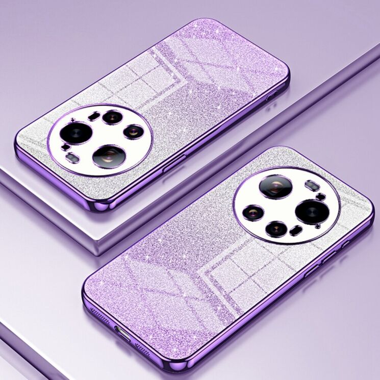 Защитный чехол Deexe Sparkles Cover для Xiaomi 17 Ultra - Purple: фото 2 из 7