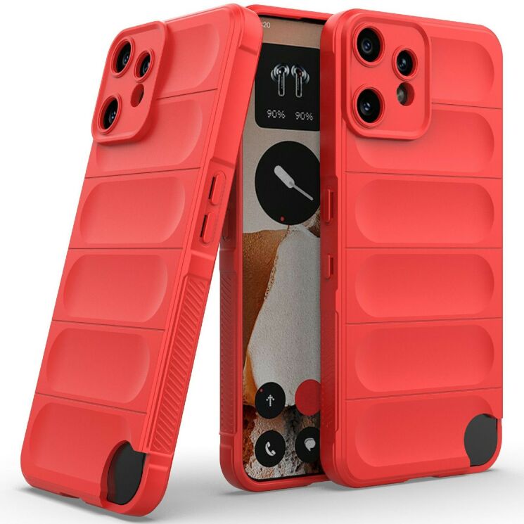 Захисний чохол Deexe Terra Case для Nothing CMF Phone 2 Pro - Red: фото 2 з 6