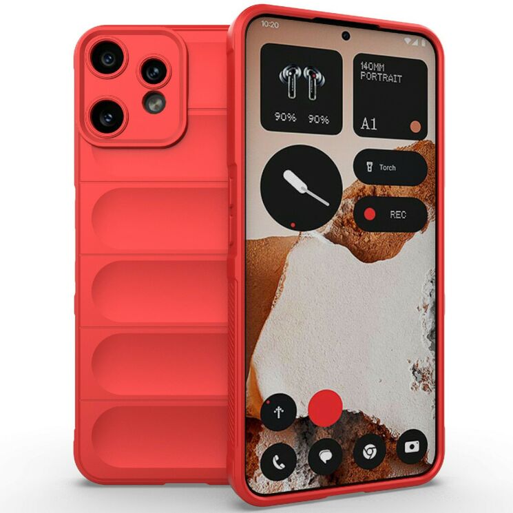 Захисний чохол Deexe Terra Case для Nothing CMF Phone 2 Pro - Red: фото 1 з 6